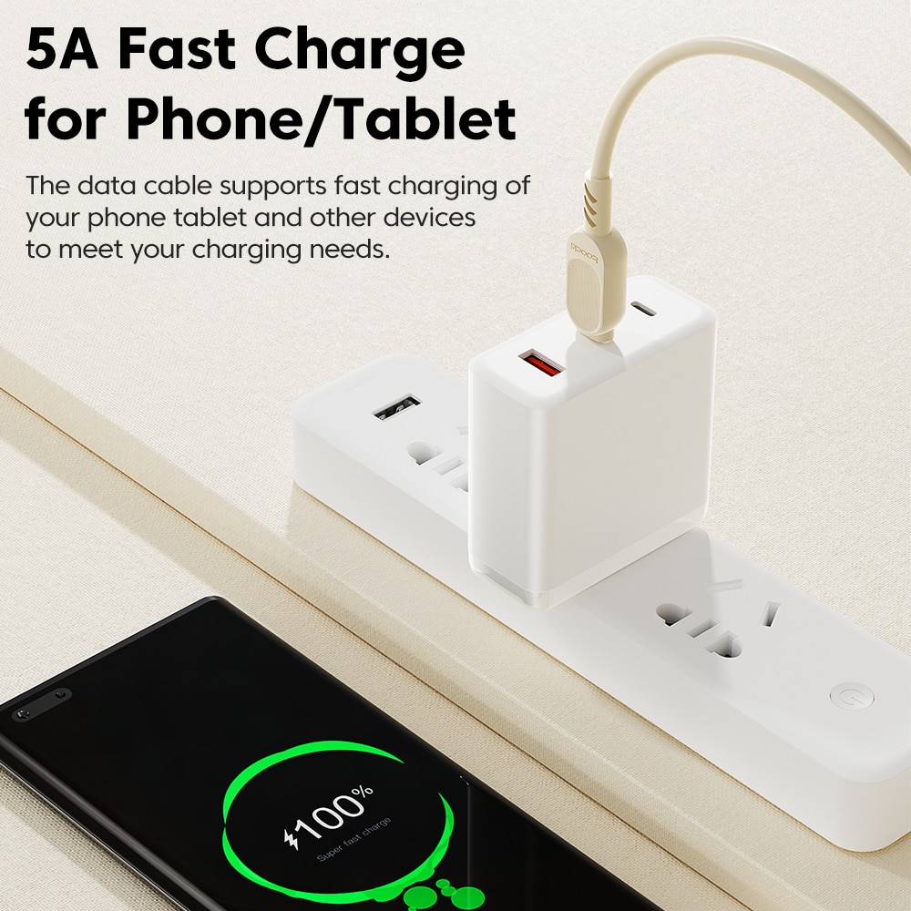 Toocki PD 100W USB C To Type C Cable For Macbook Xiaomi POCO Samsung Huawei Fast Charging Charger USB-C Type-C Data Cord Wire. 