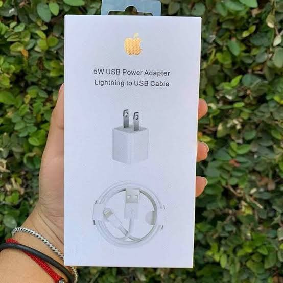 for iphone 5 watt charger (adapter with cable )  for iphone all model. 