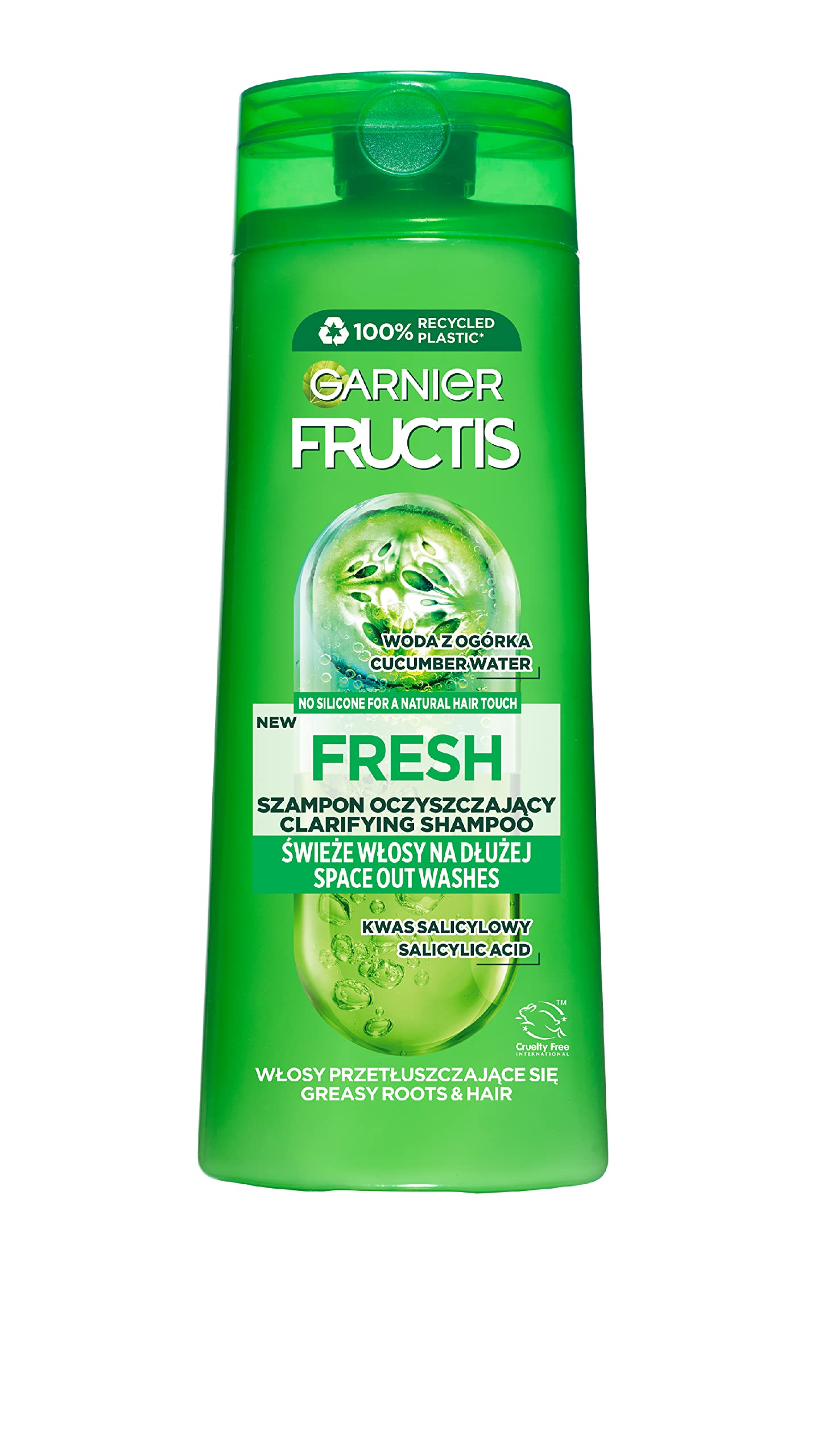 Garnier Fructis Fresh Shampoo for Normal and Greasy Hair - Strengthens,  Cleanses and Nourishes - 400ml : Amazon.co.uk: Beauty
