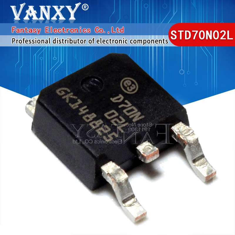 10pcs STD70N02L SOT252 D70N0 2L TO-252 D70N02L 70N02 STD70N02. 