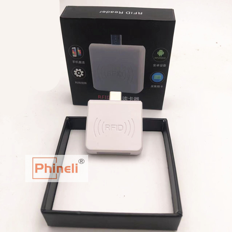 Micro type-c USB NFC Reader 13.56Mhz RFID Proximity Sensor Smart Card Reader 4/7 bytes UID adaptible for Android Linux Windows. 