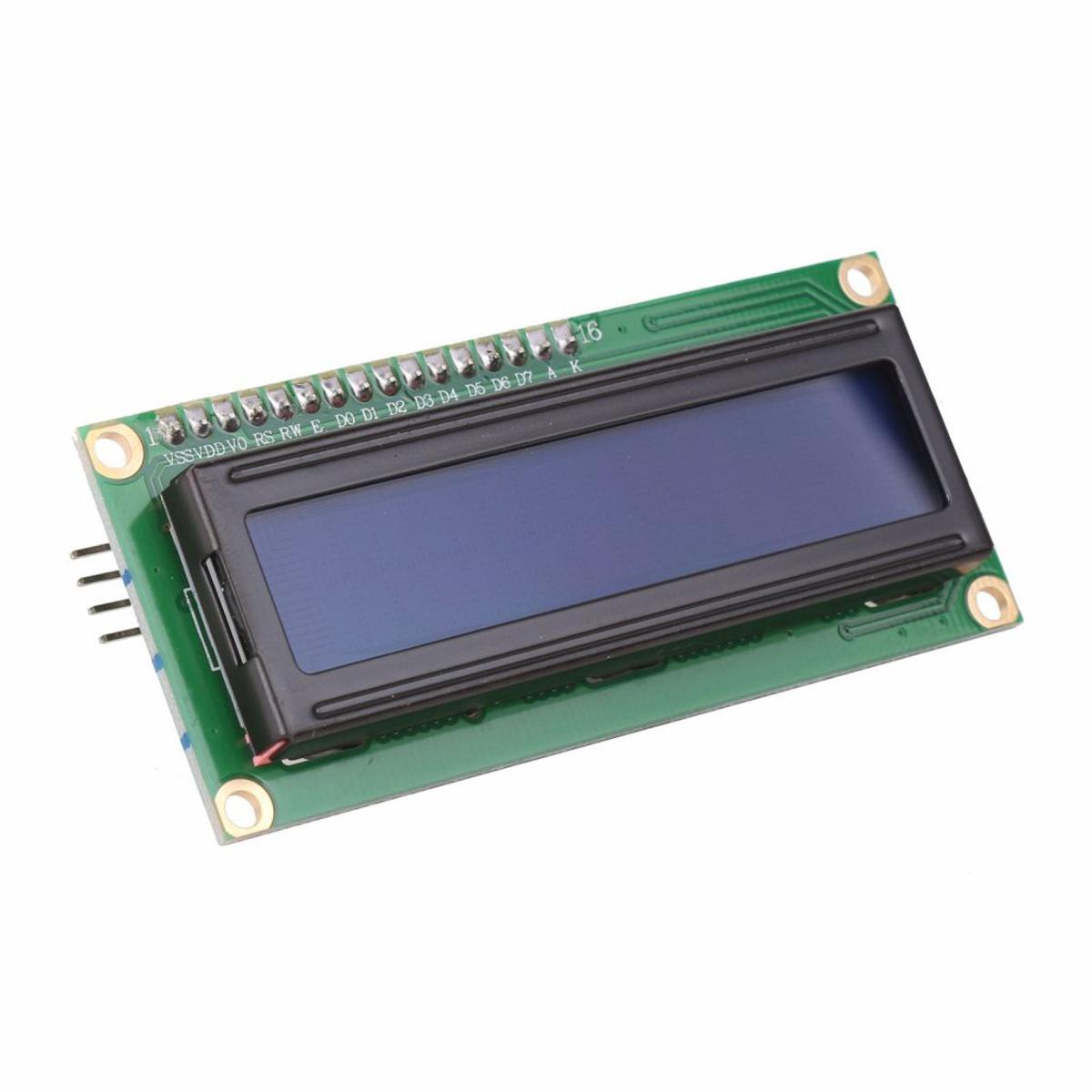 LCD1601 LCD Display Monitor 1601 16×01 5V Character Blue Backlight Screen LCD 1601 IIC I2C For Arduino LCD Display Electrical Circuitry & Parts