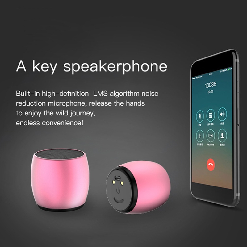 (New)SARDiNE F1 Aluminium Alloy Stereo Wireless Bluetooth Speaker with Charging Dock - Supports Hands-free Calling. 