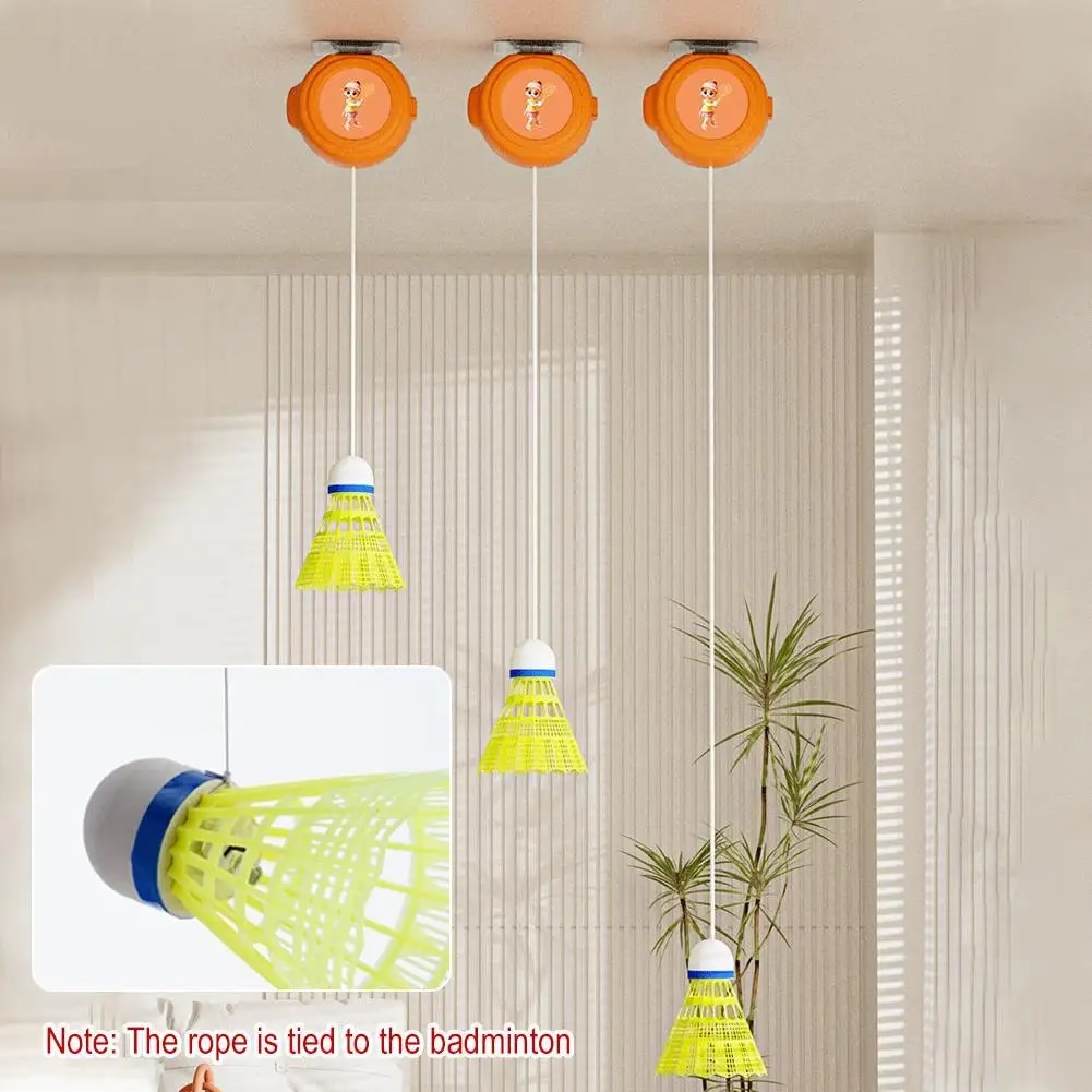 Portable Badminton Trainer Badminton Practice Robot Self-study Training Rebound Badminton Tool Professional Shuttlecock Supplies