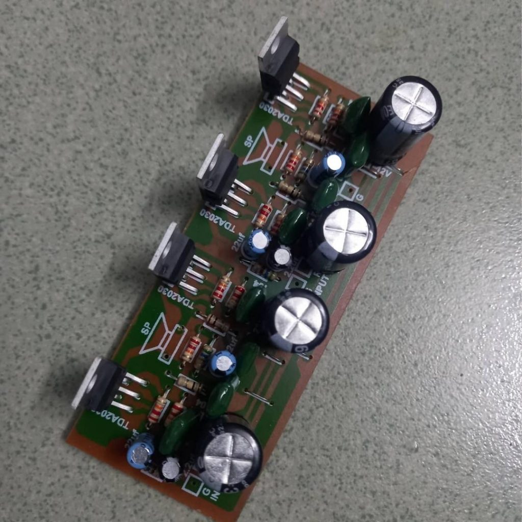 4 IC BANGLADESHI TDA2030A Amplifier Circuit Board For 18W Speaker Dual Channel TDA2030 Amplifier Board Power 12-15V TDA2030A Subwoofer Audio. 