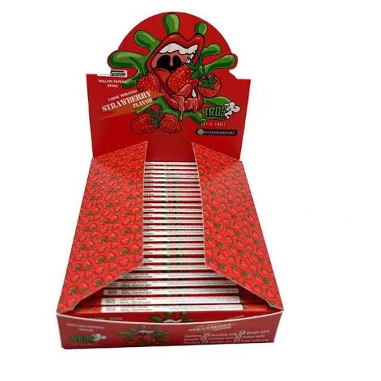 BR0'S Full Box Rolloing Paper 24 Packet ( Queen Size 1/4)