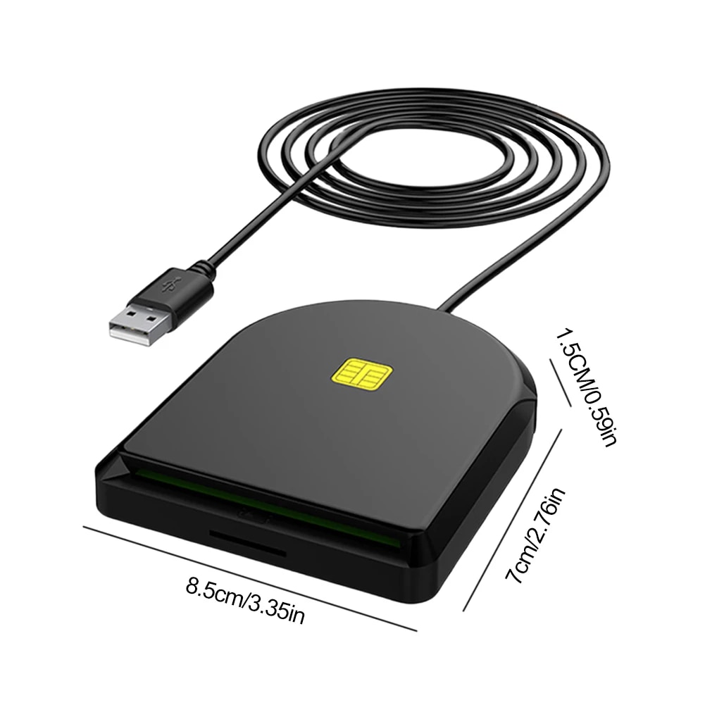 SIM SD TF Card Reader Portable Smart Card CAC USB2.0 Multifunctional Card Reader for OWA DKO GKO for Bank Post Office Chip Card. 