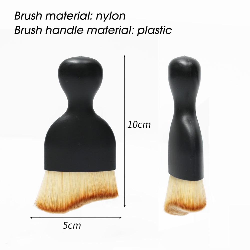1Pc Arc Car Interior Cleaning Soft Brush Dashboard Air Outlet Gap Dust Removal Detailing Brush for Auto Maintenance Cleaning Tool. 