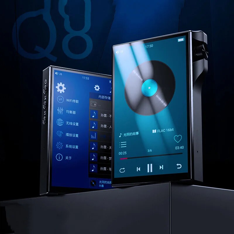 Large Screen Touch Music Player HD Lossless Fever Grade HIFI MP3 Walkman DSD Hardware Decoding Dual Output Bluetooth MP3 Player. 