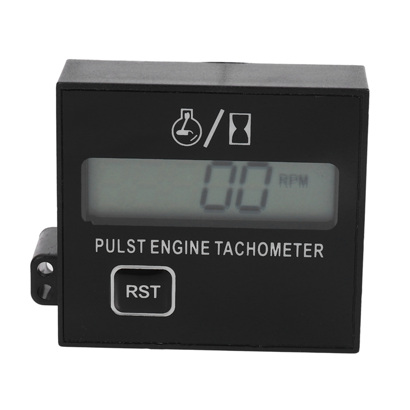 2X New Gasoline Digital Engine Tachometer Inductive Pulse Tachometer with Battery for Chain Saw Mower 2/4 Stroke. 