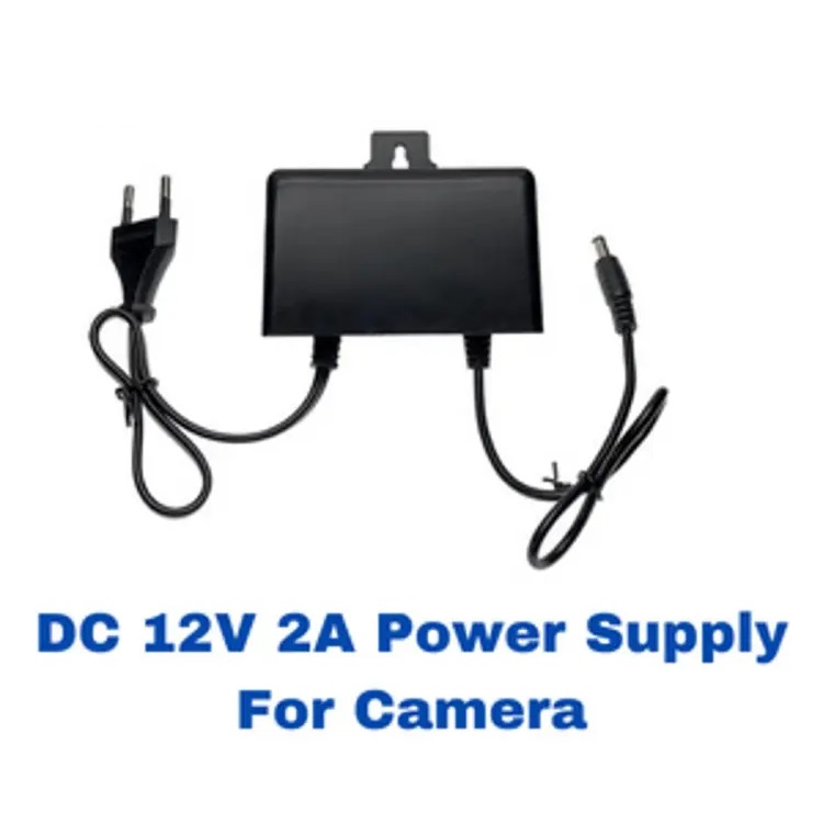12V 2A Outdoor Waterproof AC/DC Power Adapter for CCTV Camera. 