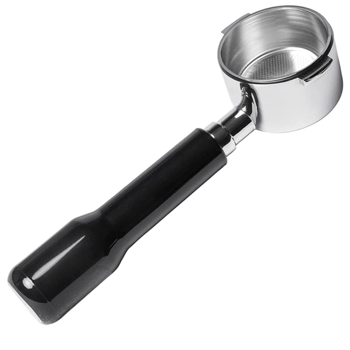 51mm Bottomless Portafilter 2 Ears for Delonghi ECP3420/EC155/BCO430/EC260, Espresso Portafilter Accessories