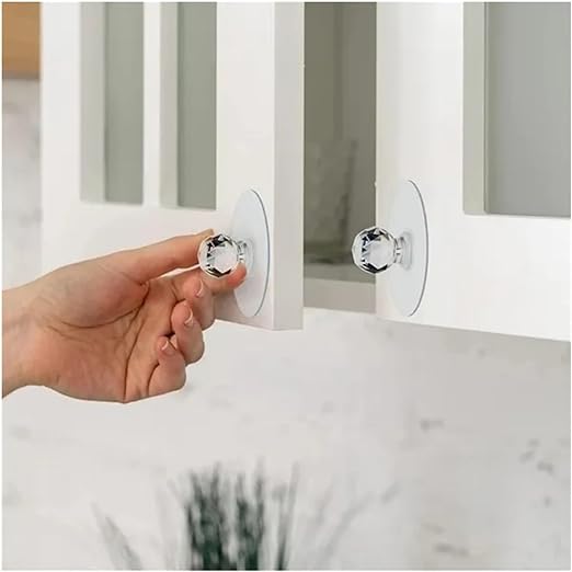Diamond wall hook self adhesive stylish design for multipurpose use. 