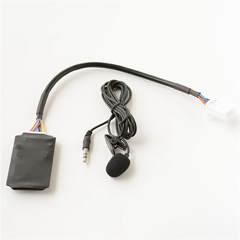5X for Toyota RAV4 Bluetooth AUX Adapter Handsfree Disc Box Harness with Microphone Bluetooth Connection Module. 