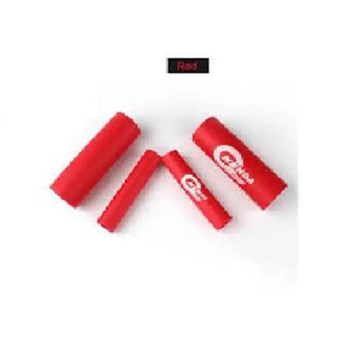Bicycle Soft Foam Handlebar Grips - Red 4 pcs