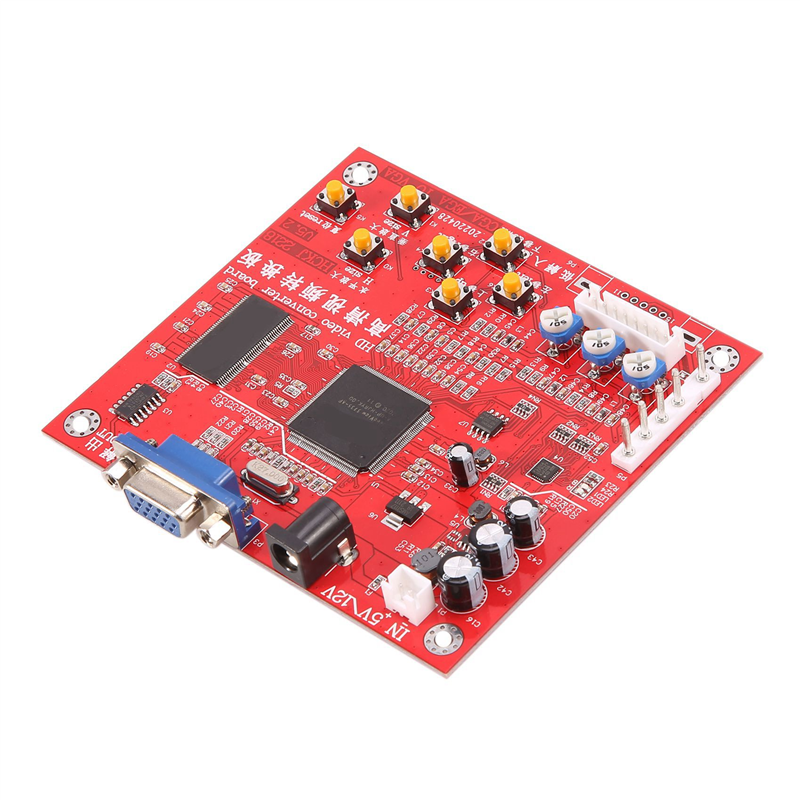 3X Arcade Game HD RGBS to VGA CVBS Arcade Board Game Video Converter for LCD CRT Monitor Game Console Accessories