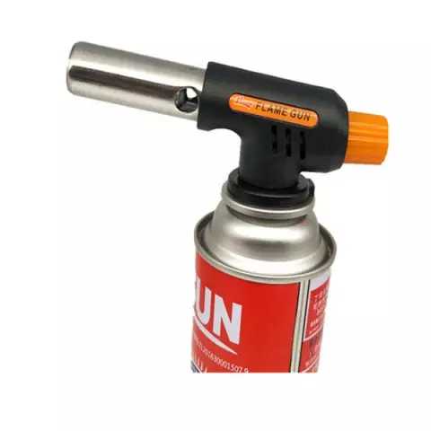 Butane Gas Torch With Gas can and auto fire use BBQ. 