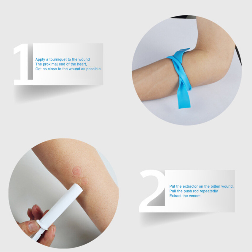 Natural Insect Bite Relief Bug Bite Thing Suction Tool Poison Remover for Bug Bites and Bee/Wasp Stings. 