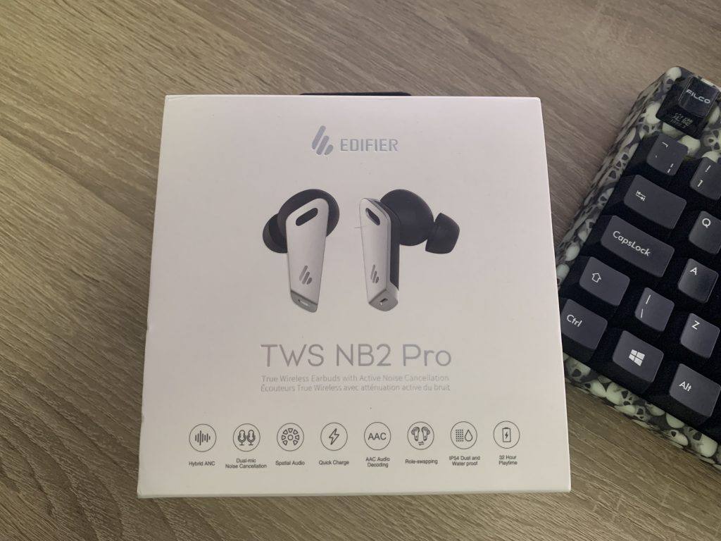 Edifier NB2 Pro True Wireless Earbuds With Active Noise Cancelation. 