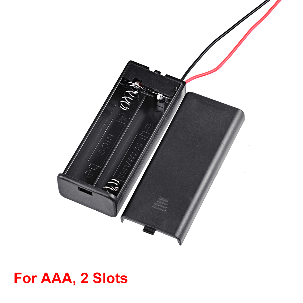 AA AAA Power Bank 2X 3X 4X 6X 8X18650 Box Case Switch Wire Lead DIY Battery Container Cover On/Off 3.7V Storage Switch Holder. 