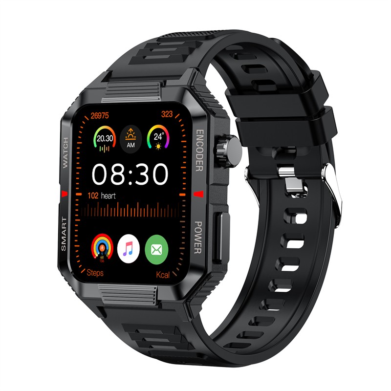 New QW88 Smart Watch Magnetic Suction Charging Bluetooth Call Gaming NFC Heart Rate Sleep Monitor Pedometer Multi-Sport Mode Smartwatch