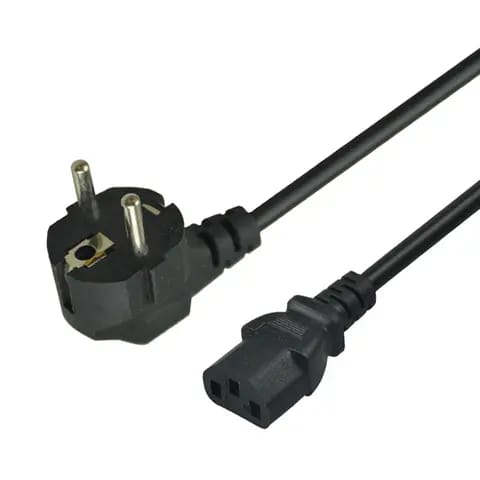 Power Cable 230V AC 2 pin 1.5 M Length Power Cord Cable For Notebook Computer Desktop PC LCD Monitor Laptop printer Kooker Kettle Power Supply  Power Cable Cord