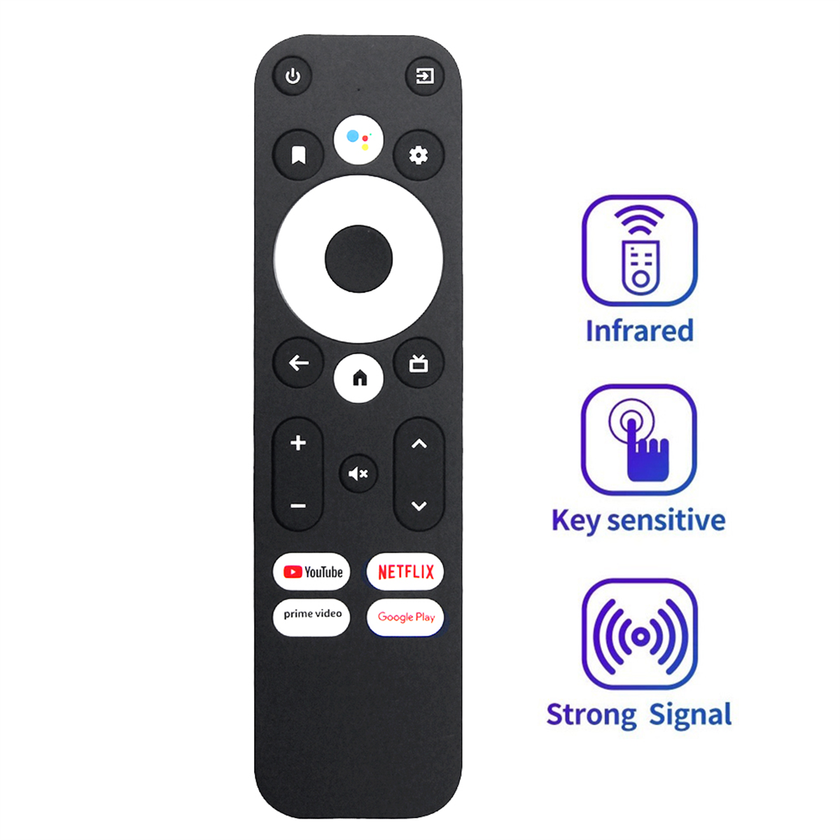 Replace Voice Remote Control for MECOOL/ONN KM2 Plus Android TV Box for MECOOL KM2,KM2 Plus,KM7 Plus,KD3, KD5. 