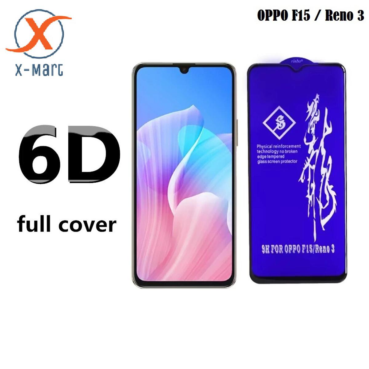 OPPO F15 Rinbo Tempered Glass Screen Protector 9H Hardness (Better