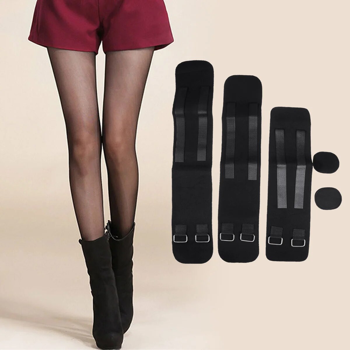 3pcs/set Legs Posture Corrector Multi-functional Bow-legged Correction Bandage Belt Correction Belt for O- type Legs X-type Legs. 