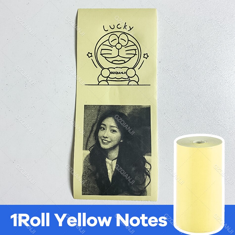Thermal Paper Rolls For Mini Thermal Printer - Inkless Printer Paper In Various Colors And Types For Easy Printing. 