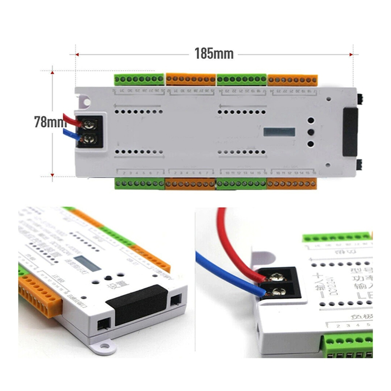 Automatic 32 Channels Stairway Lighting LED Motion Sensor Stair Light Controller Kit for Stairs Flexible Strip 12V 24V. 