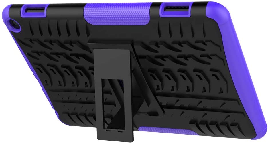 for Kindle Fire HD 8 Case, for Kindle Fire HD 8 Plus Case, Shockproof Dual Layer Rugged Rubber Hybrid Hard/Soft Impact Armor Defender Protective Case with Kickstand for Kindle Fire HD 8 Tablet (10th Generation, 2020). 