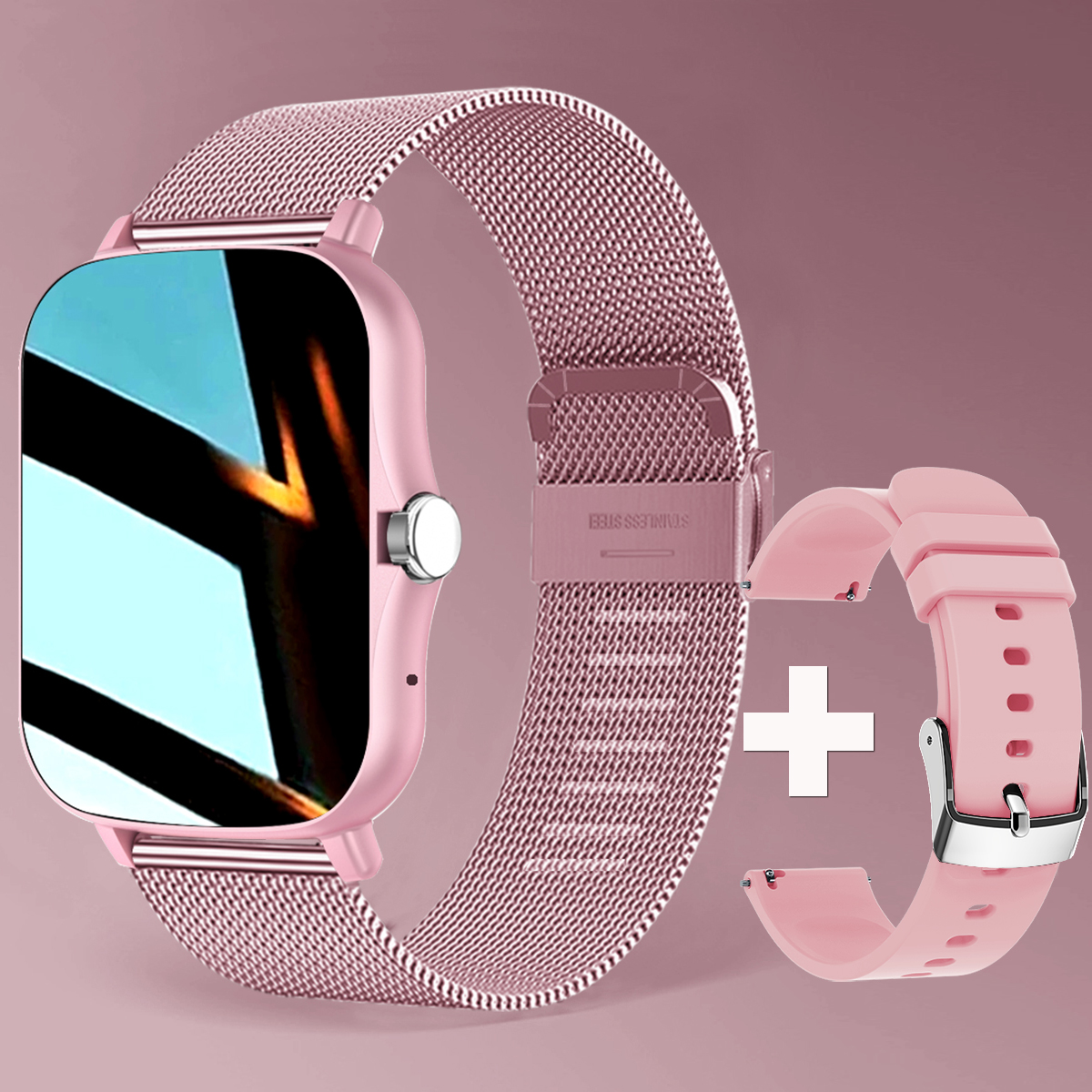 Square Smart Watch Women Men Smartwatch Touch Dial Call Music Smartclock For Android IOS Fitness Tracker Sport Smart-watch. 