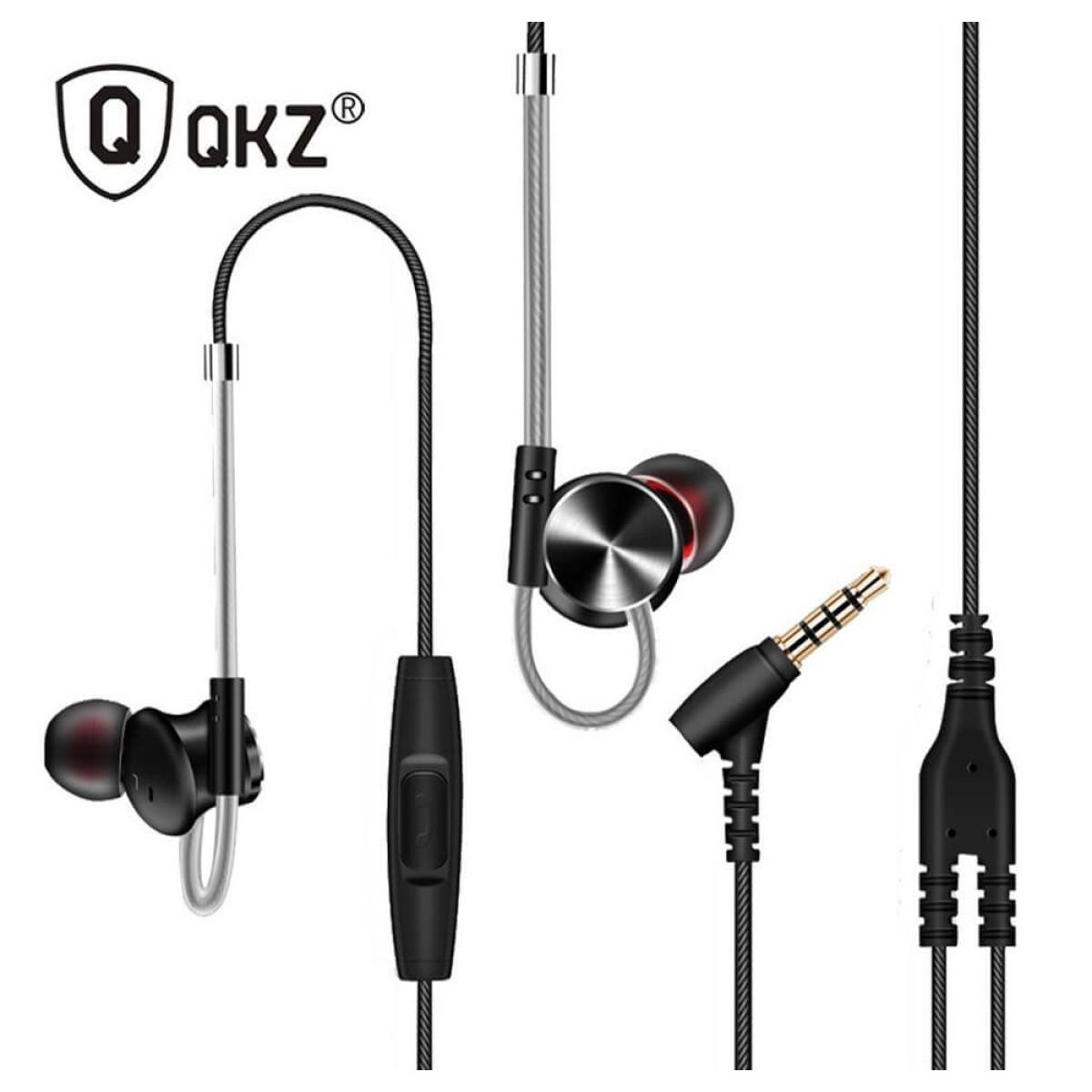 QKZ DM10 Zinc Alloy HiFi Earphone In Ear Earphones Sports Headset Phone Laptop Gaming Earphone Earbuds