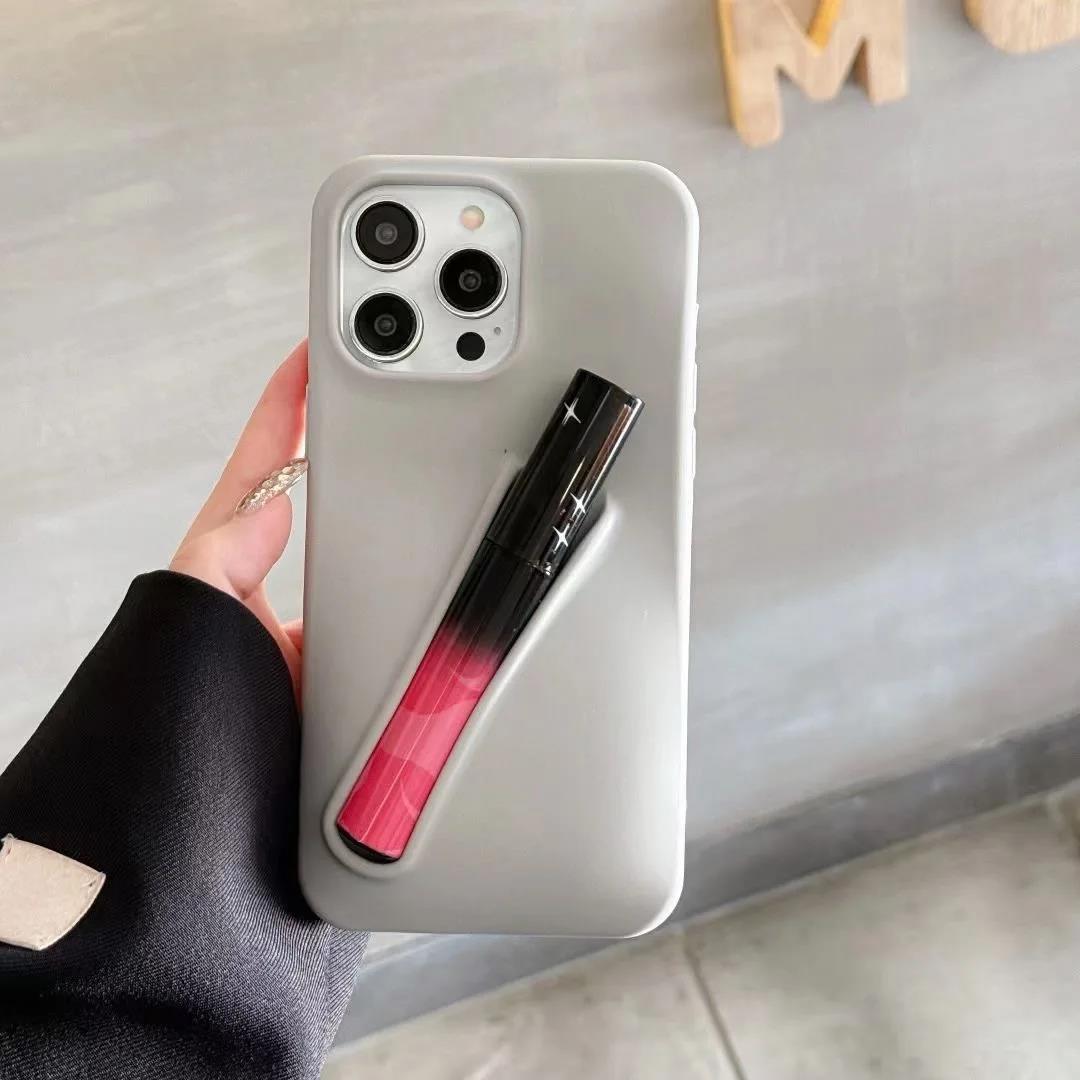 Lip Balm Phone Case Lip Gloss Long-lasting Moisturizing Liquid Lipstick Toast Espresso Raspberry jelly Transparent Lip Glaze