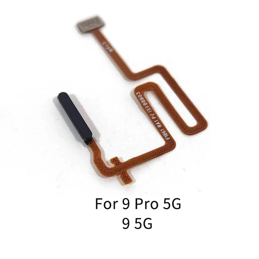 For Realme 9 9Pro 9i 95GSpeed Power Button Fingerprint Sensor Flex Cable Repair Parts. 