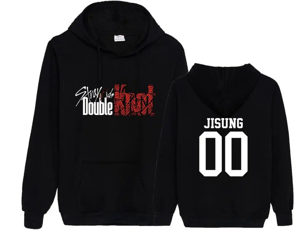 Kpop Stray Kids Double Knot New Logo New Album Bangchan Felix Hyunjin Jeongin All Menber name Sweatshirt. 