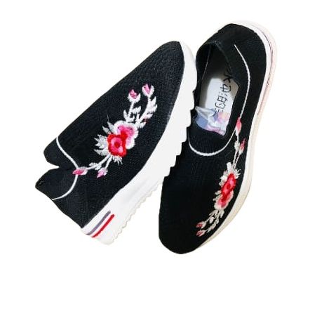 Womens Fashionable Sneakers for Regular Use – Comfortable Cotton Sneakers for Ladies & Girls - Image 4