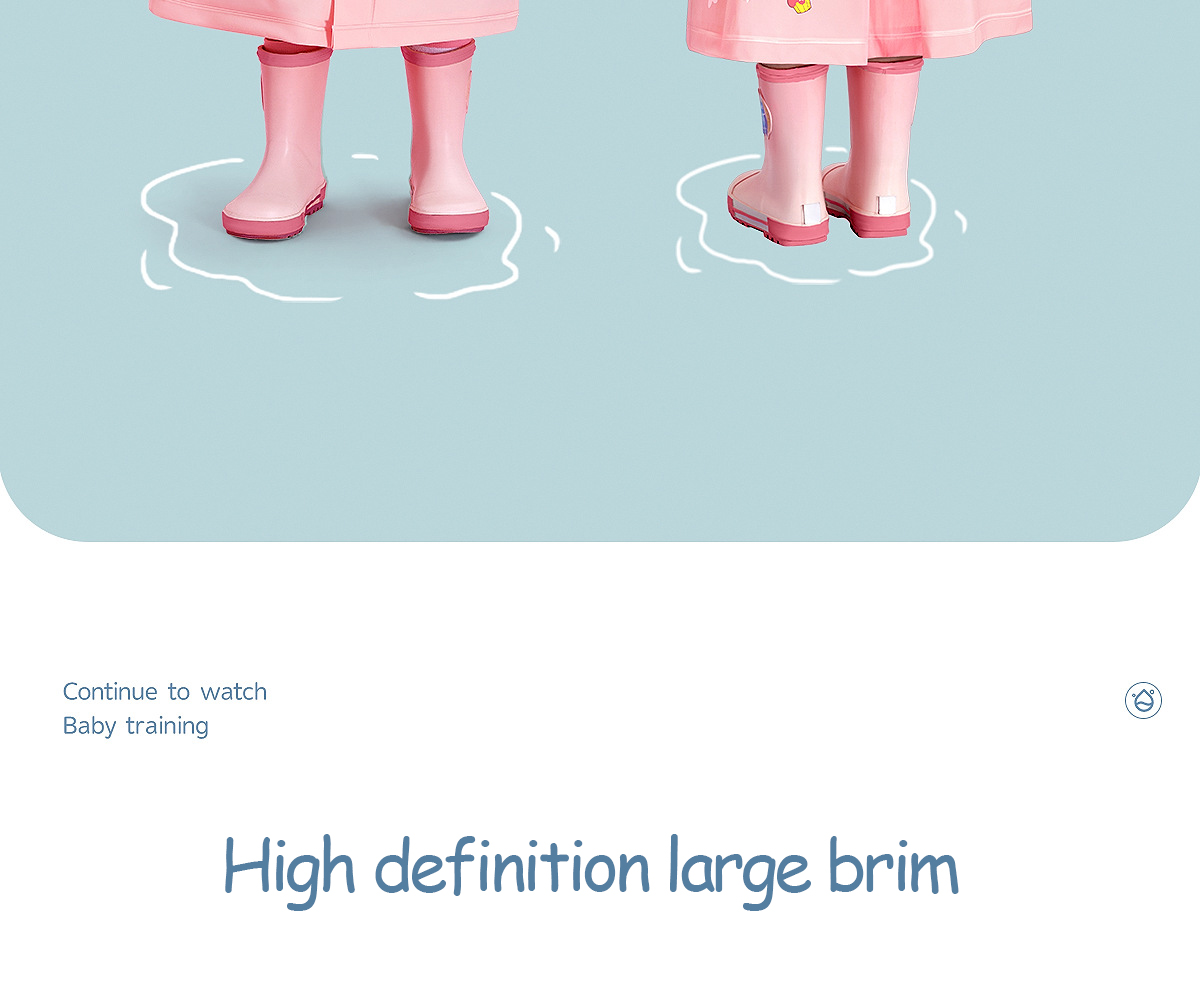 Children's Raincoat Girls' Boys' Kindergarten Children's Primary