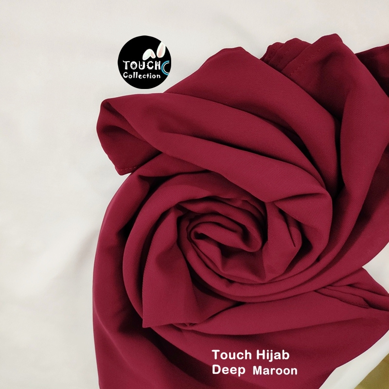 Hijab Chiffon Georgette Premium Quality - Maroon - Size-90" x 30 " - Hijab Collection - Hijab Collection. 