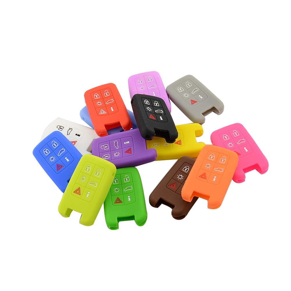 【DATA FROG Global MALL】soft car key cover case for Volvo V40 smart remote key 6 case car. 