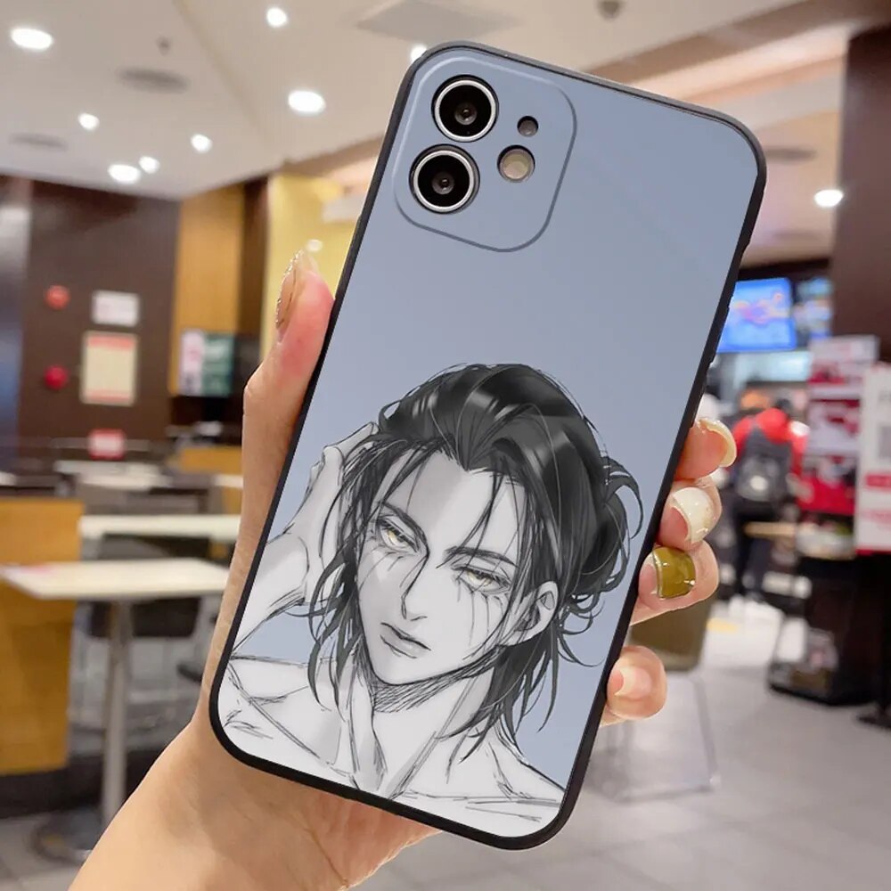 Anime Japanese Allen Attack on Titan Phone Case for IPhone 15 Pro Max 13 12 Mini 11 Pro XR XS X 8 7 14 Plus Soft Covers. 