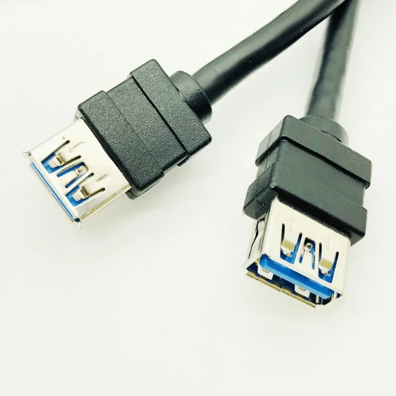 USB 3.0 Front Panel Cable USB Connector Cable USB 3.0 High Speed 20-pin to Dual Ports USB3.0 Hub with Fixed Foot for PC Computer. 