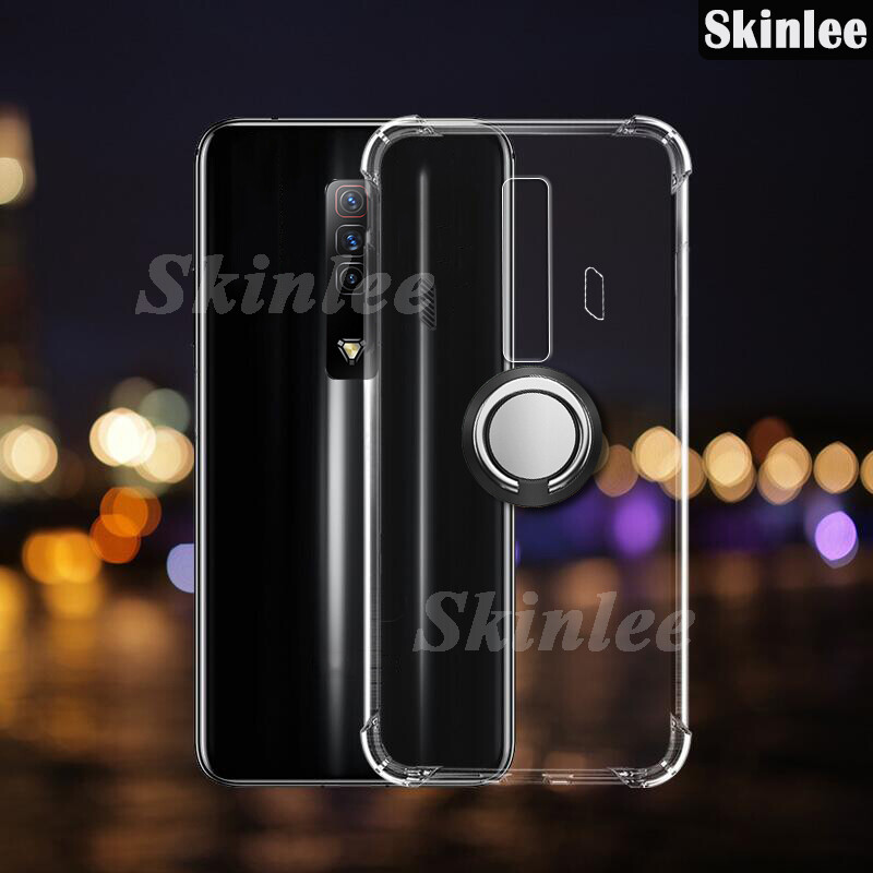 Phone case For ZTE Nubia Redmagic 7 Pro Back Cover Soft Clear Shockproof Car Magnetic Holder Ring Back Cover ZTE Nubia Redmagic7 Pro Phone cases