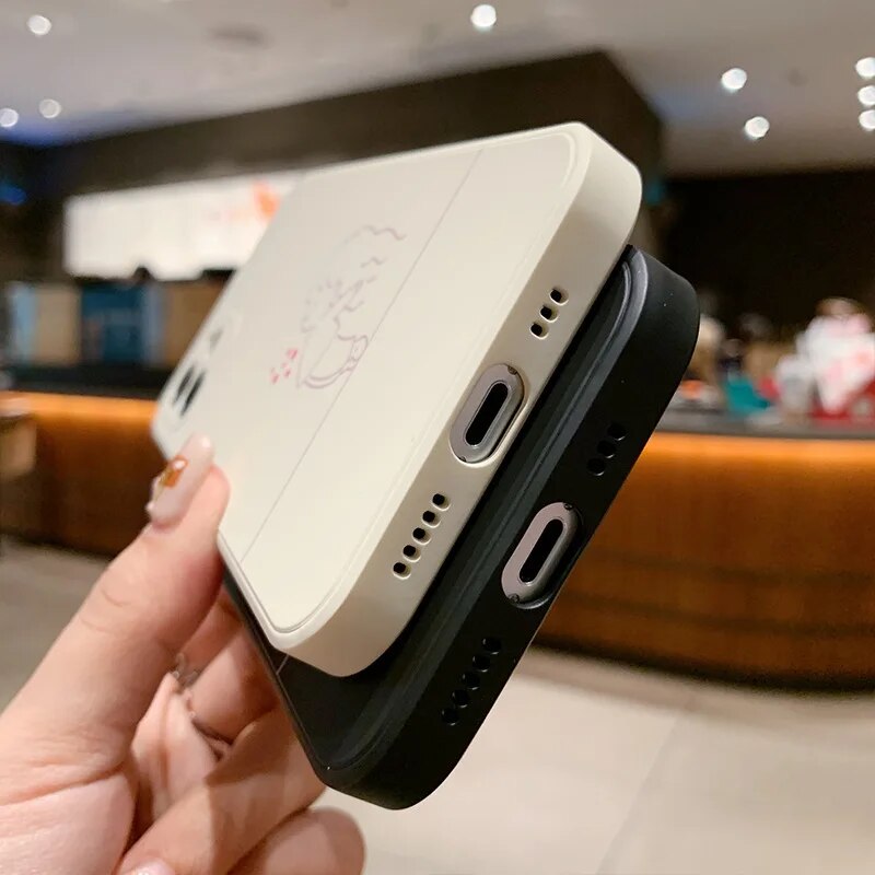 cute Display Affection Couple Mobile Phone Cases for Iphone 14 Plus 11 Xs Xr Pro Max 13 12 Mini Shockproof Protector Soft Cover. 
