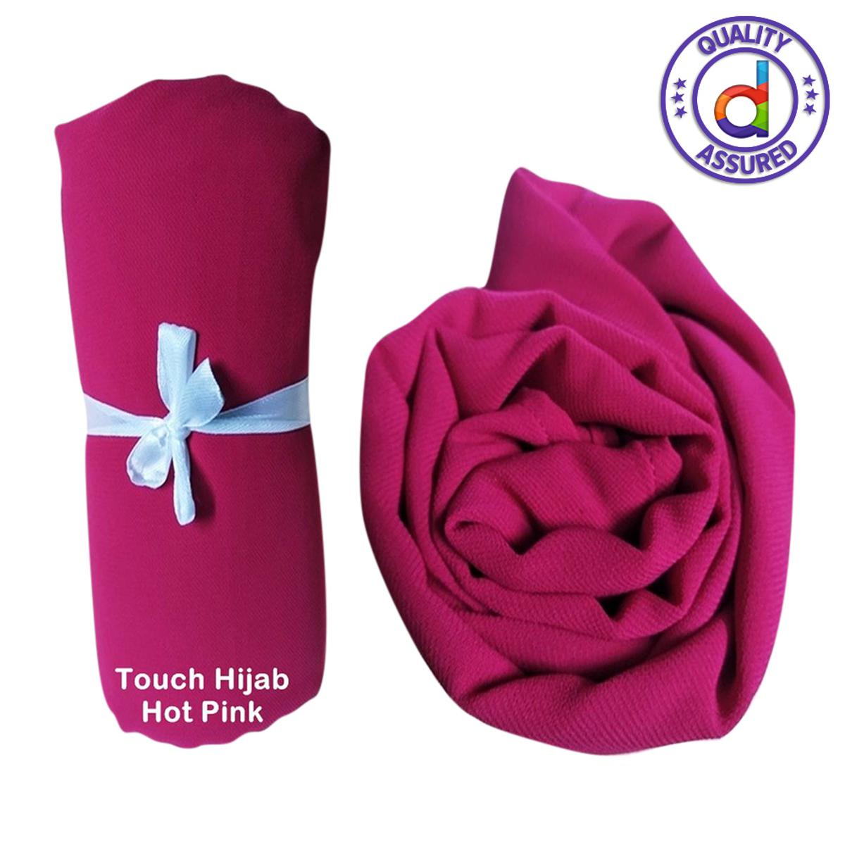 Hijab Premium Quality Chiffon Georgette Colour: Deep Pink Size: 90" X 30" - Hijab Collection - Hijab - Hijab Collection - Hijab Collection - Niqab