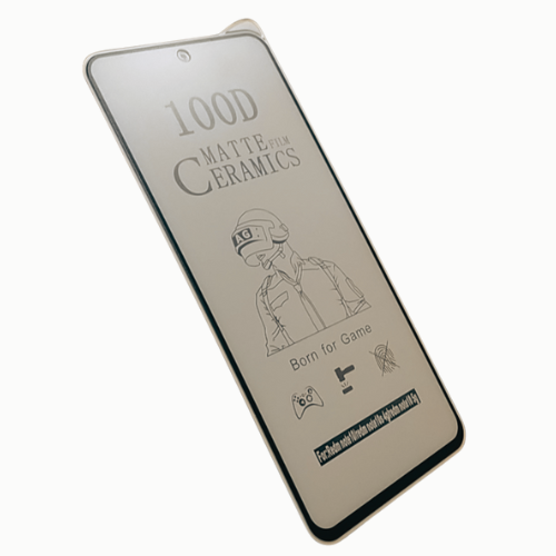 Matte Ceramic Film Screen Protector I XIAOMI REDMI NOTE 10S 4G / REDMI NOTE 10T 5G I Matte Finish Full Coverage Screen Guard Protector Screen Protector (It's Not GLASS). 