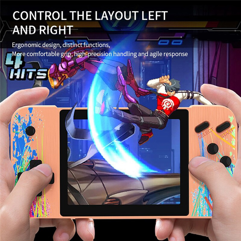 G3 Portable Retro Arcade Gamepad 800 Classic Games 3.5Inch Screen Handheld Game Console Two-Person Mode Controller. 