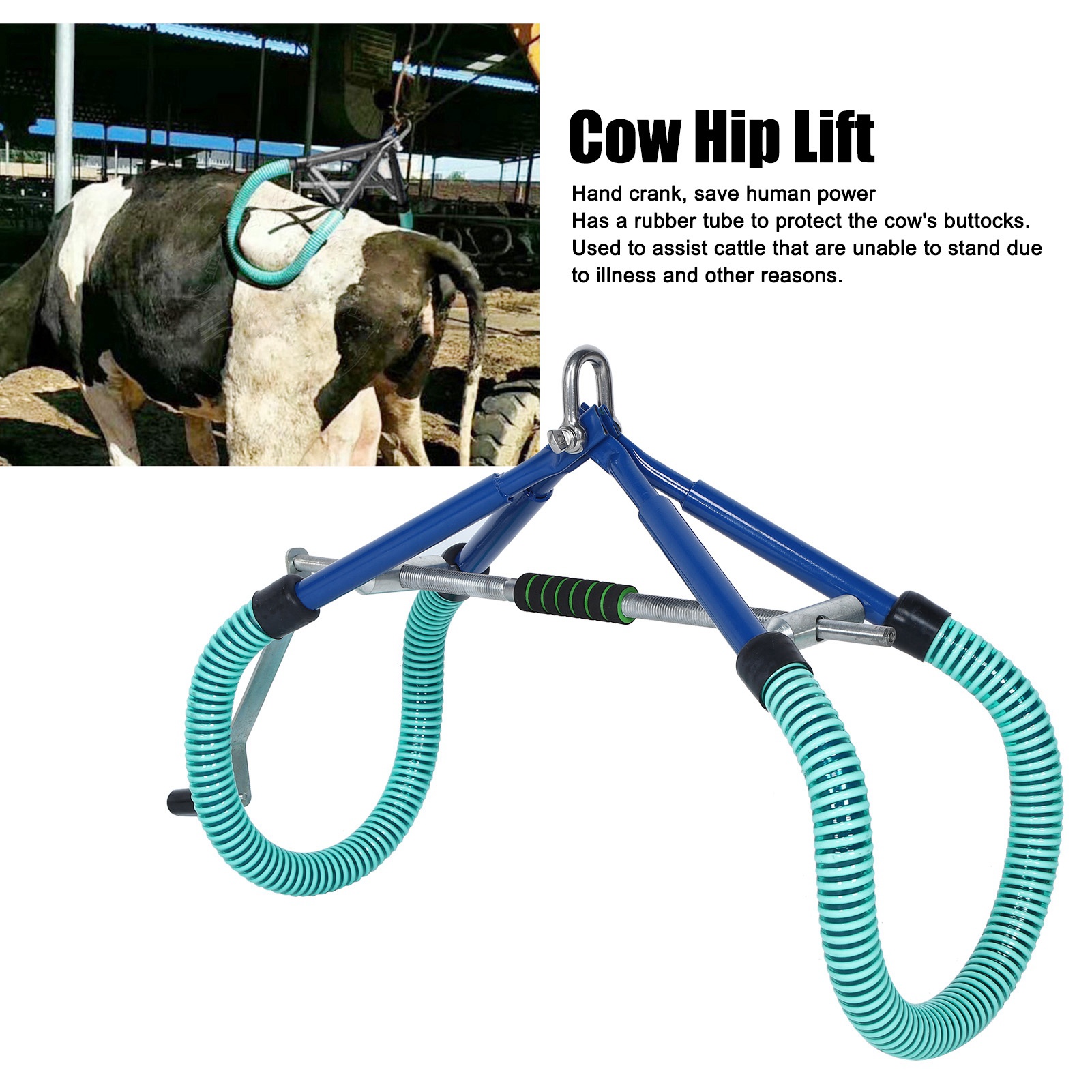 Cow Stand Support Stand Up Assist Device Stainless Steel Standing Stand Holder Frame for Dairy Farm. 