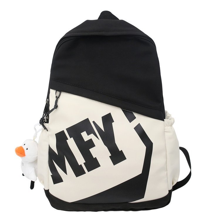 Backpack Bag Men's Simple and Versatile Large Capacity Computer Travel Backpack Female Junior High School Students High School Students College Students School Bags Men. 